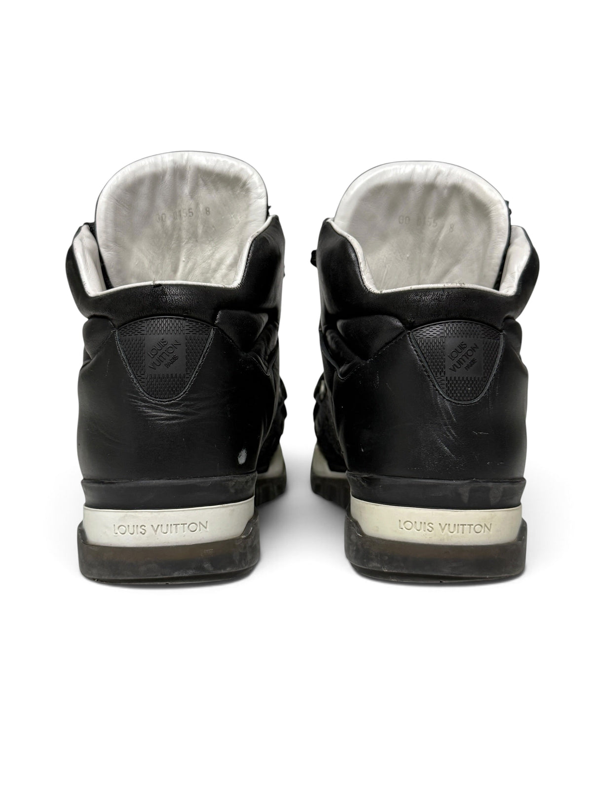 Louis Vuitton SS2015 Black Trailblazer Knit/Leather Strap Sneaker (44)
