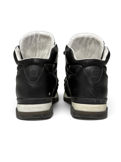 Louis Vuitton SS2015 Black Trailblazer Knit/Leather Strap Sneaker (44)
