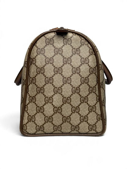 Gucci Vintage 70's Boston Handbag Canvas GG