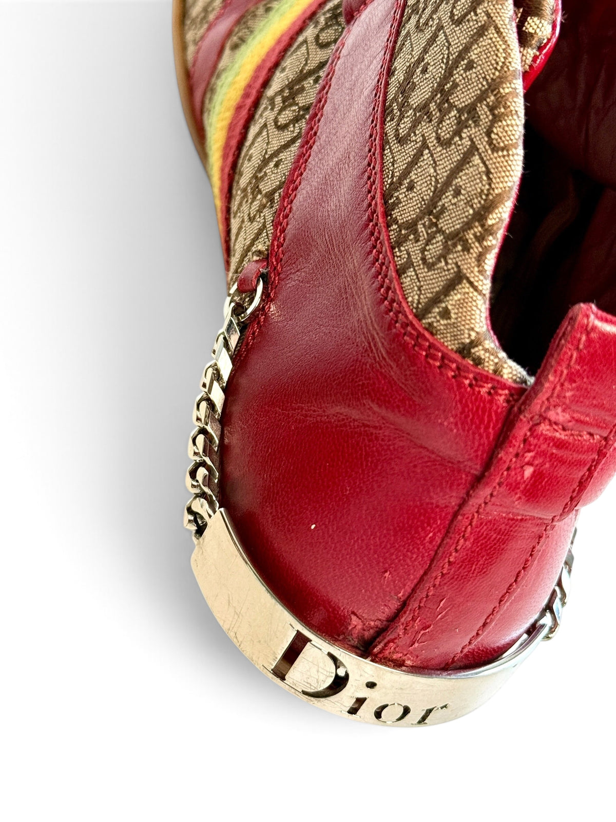FW2004 Dior Rasta Chain Sneakers