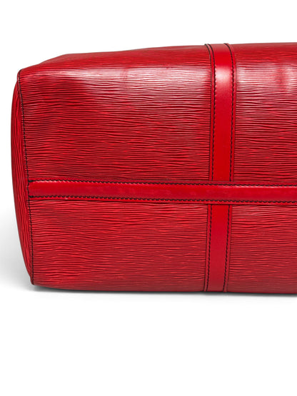 Louis Vuitton Keepall 50 Epi Leather Red 2010