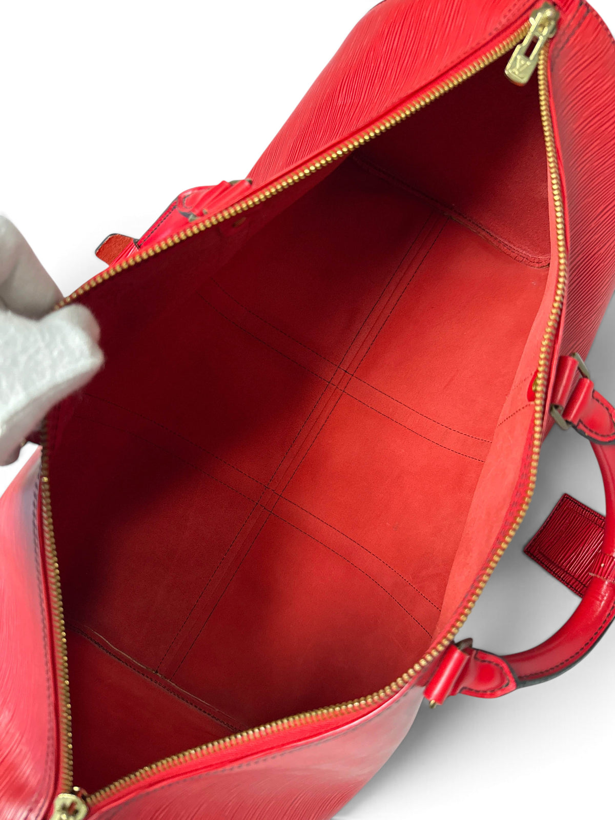 Louis Vuitton Keepall 50 Epi Leather Red 2010
