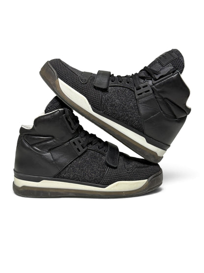 Louis Vuitton SS2015 Black Trailblazer Knit/Leather Strap Sneaker (44)
