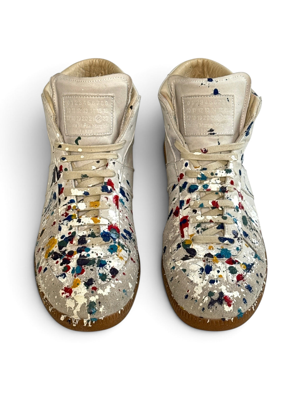 Maison Margiela Hightop GATs Paint Splatter 2012 (43)