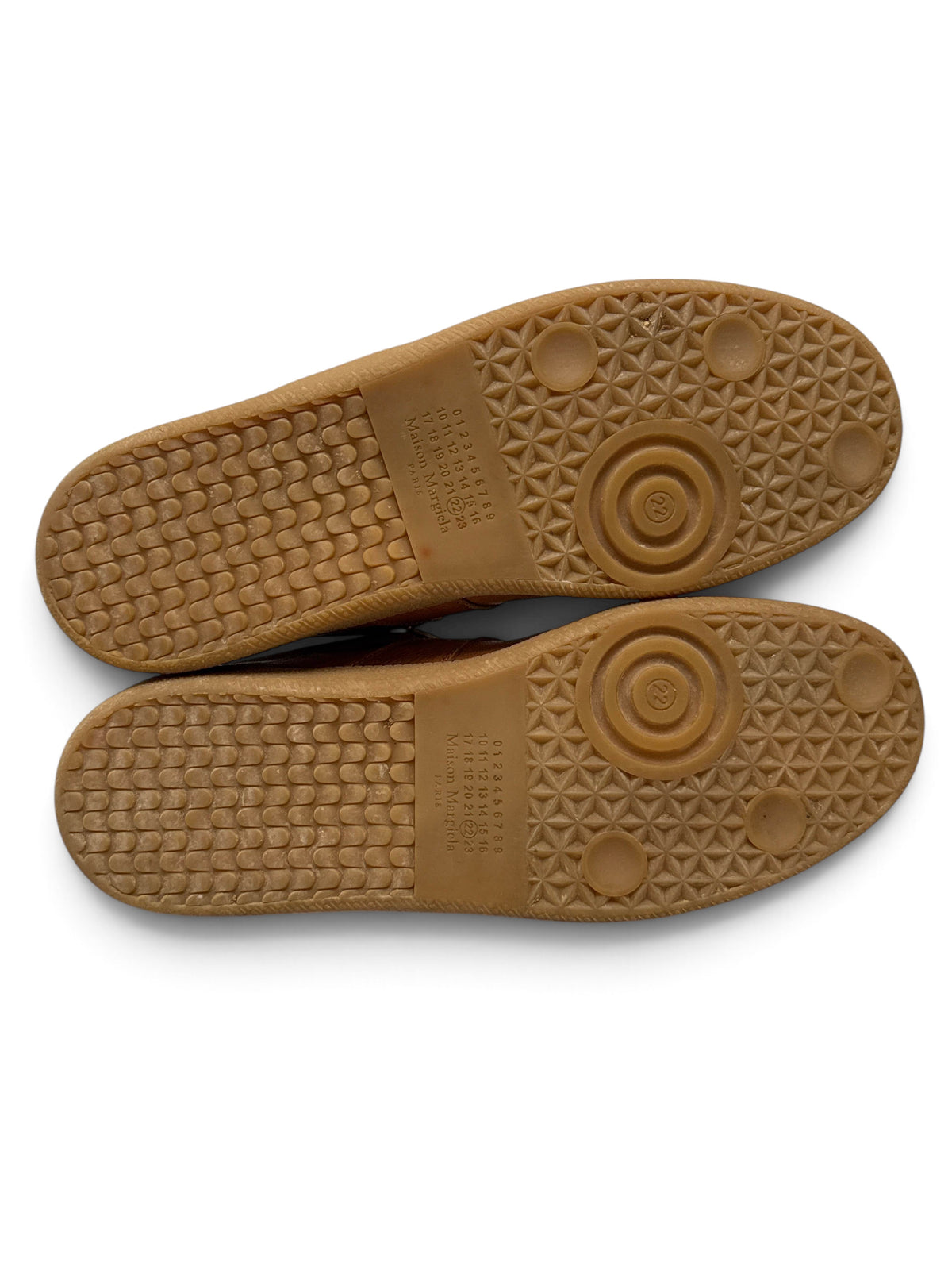 Maison Margiela Replica Low Grained Leather Caramel (43)