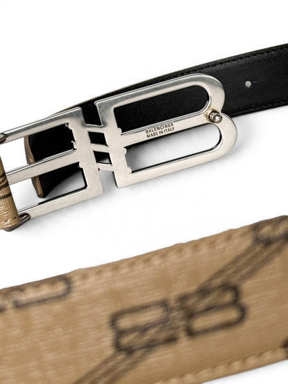 Balenciaga Signature BB Belt Canvas/Leather