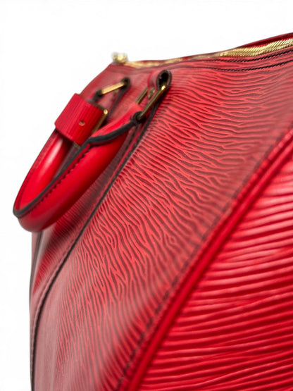 Louis Vuitton Keepall 50 Epi Leather Red 2010