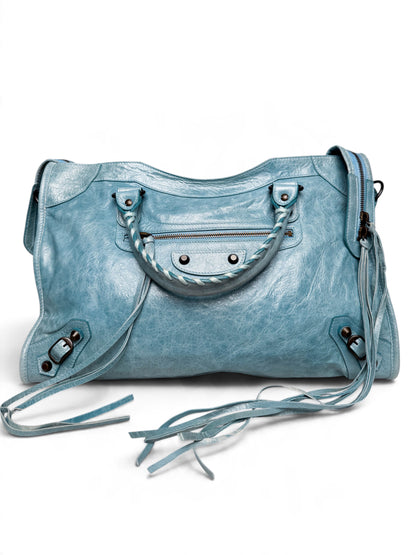 Balenciaga Classic City Bag Light Blue