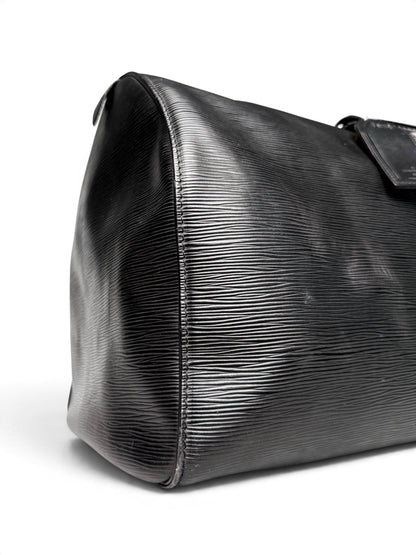 Louis Vuitton 1993 Keepall 55 Black Epi Leather