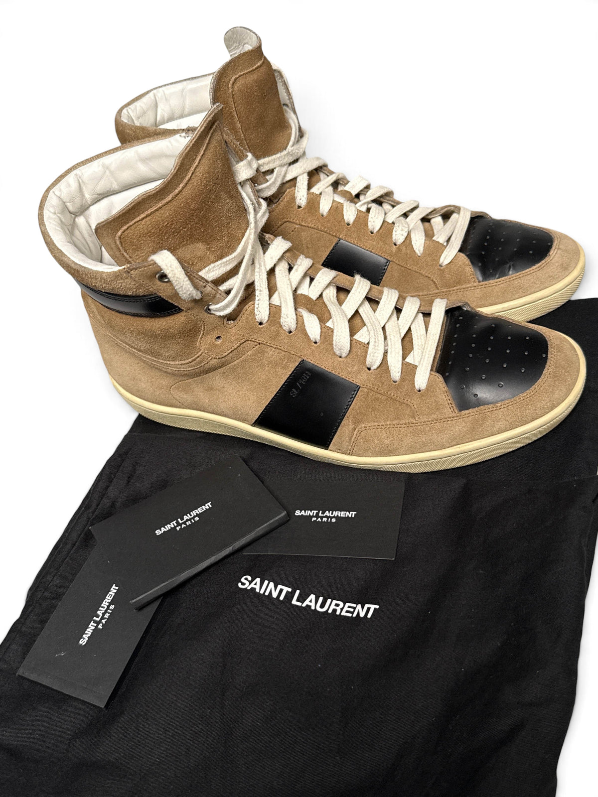 Saint Laurent SL/10H Brown Suede