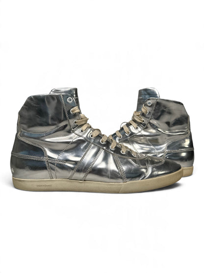 Dior Homme B48 High-Top Sneaker Silver