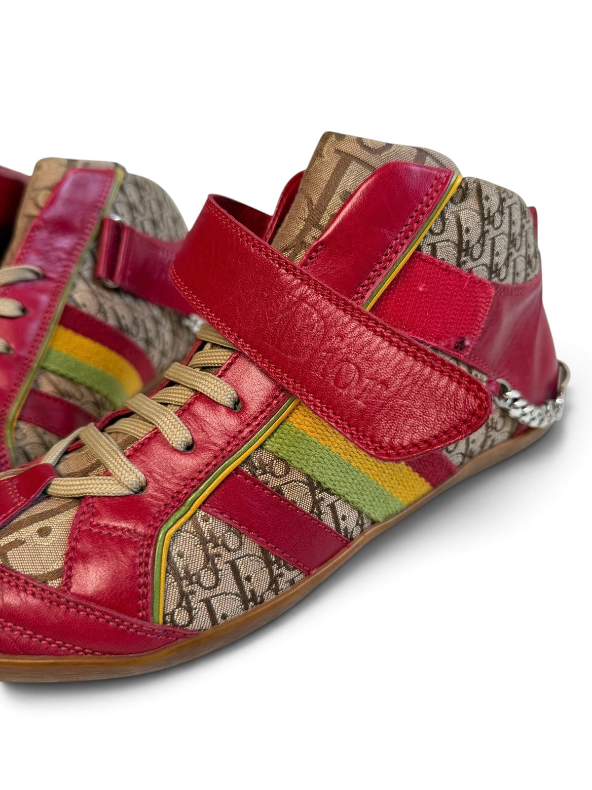 FW2004 Dior Rasta Chain Sneakers