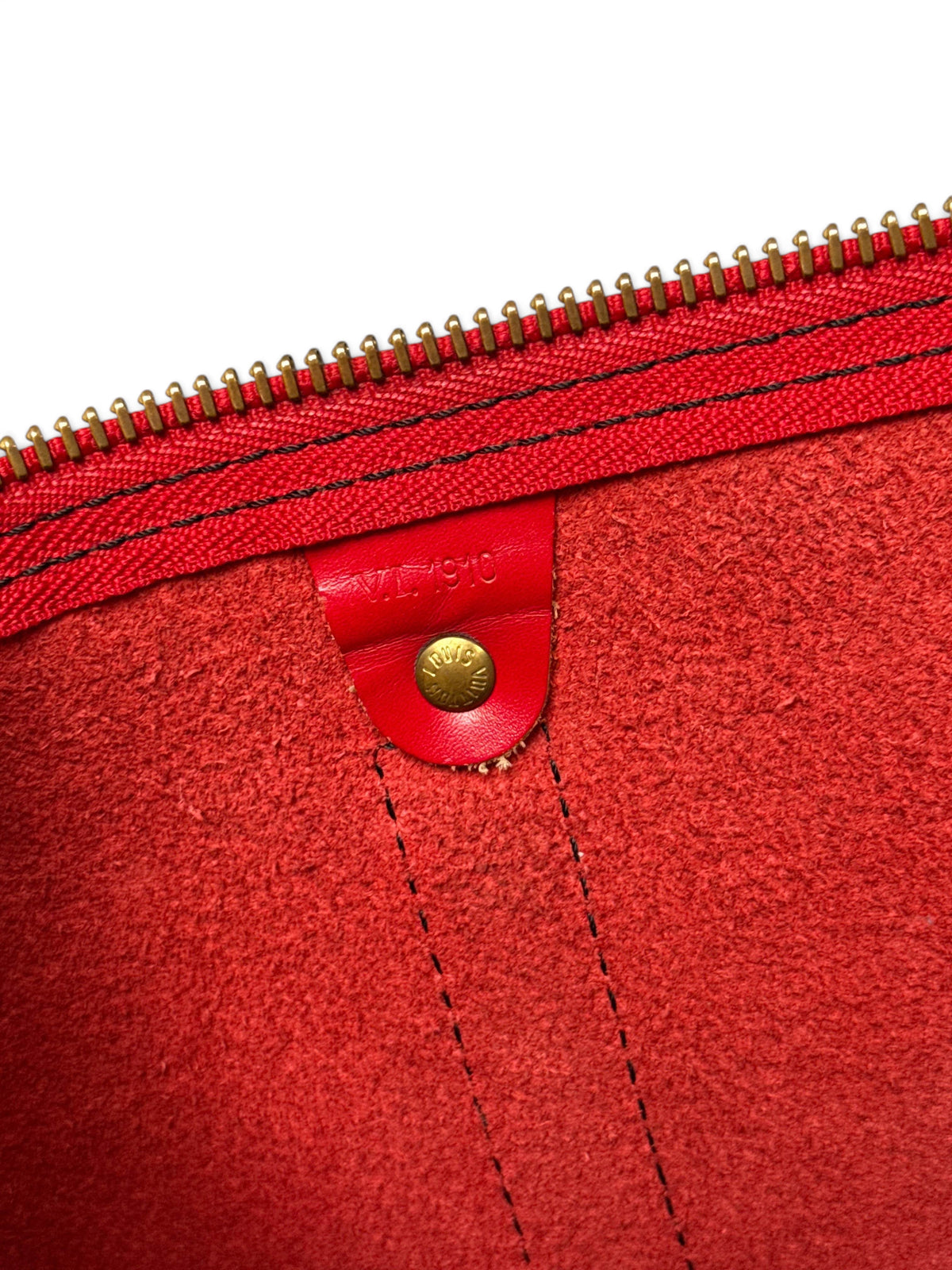 Louis Vuitton Keepall 50 Epi Leather Red 2010