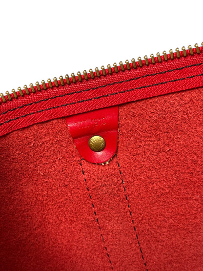 Louis Vuitton Keepall 50 Epi Leather Red 2010