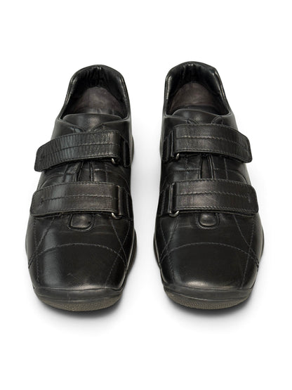 Prada Sport Vintage Trainer Black Leather (44)