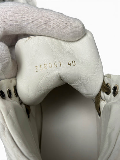 Balenciaga High-Tops Suede and Plisse Leather