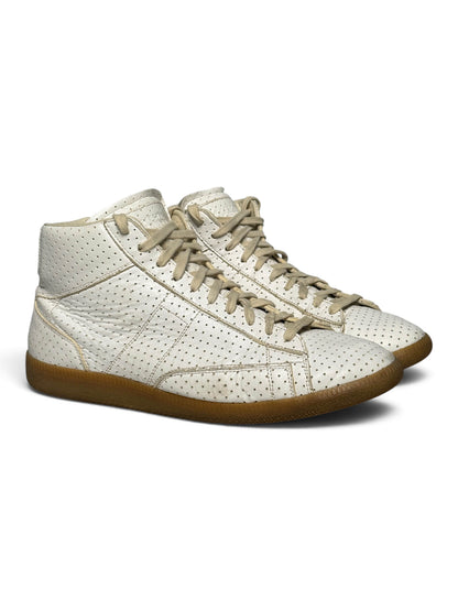 Maison Margiela High-Top Perforated Leather White (45)