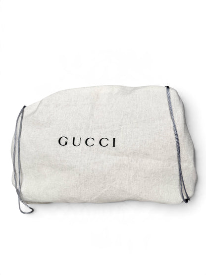 Gucci Vintage 70's Boston Handbag Canvas GG