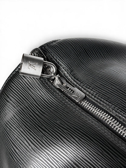 Louis Vuitton 2006 Keepall 55 Black Epi Leather