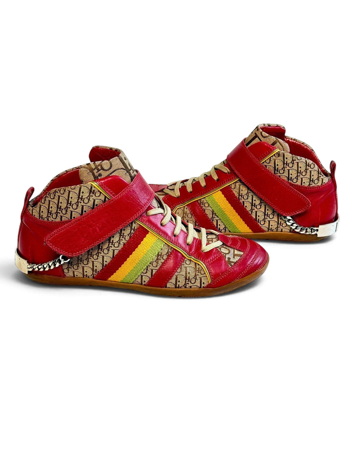 FW2004 Dior Rasta Chain Sneakers