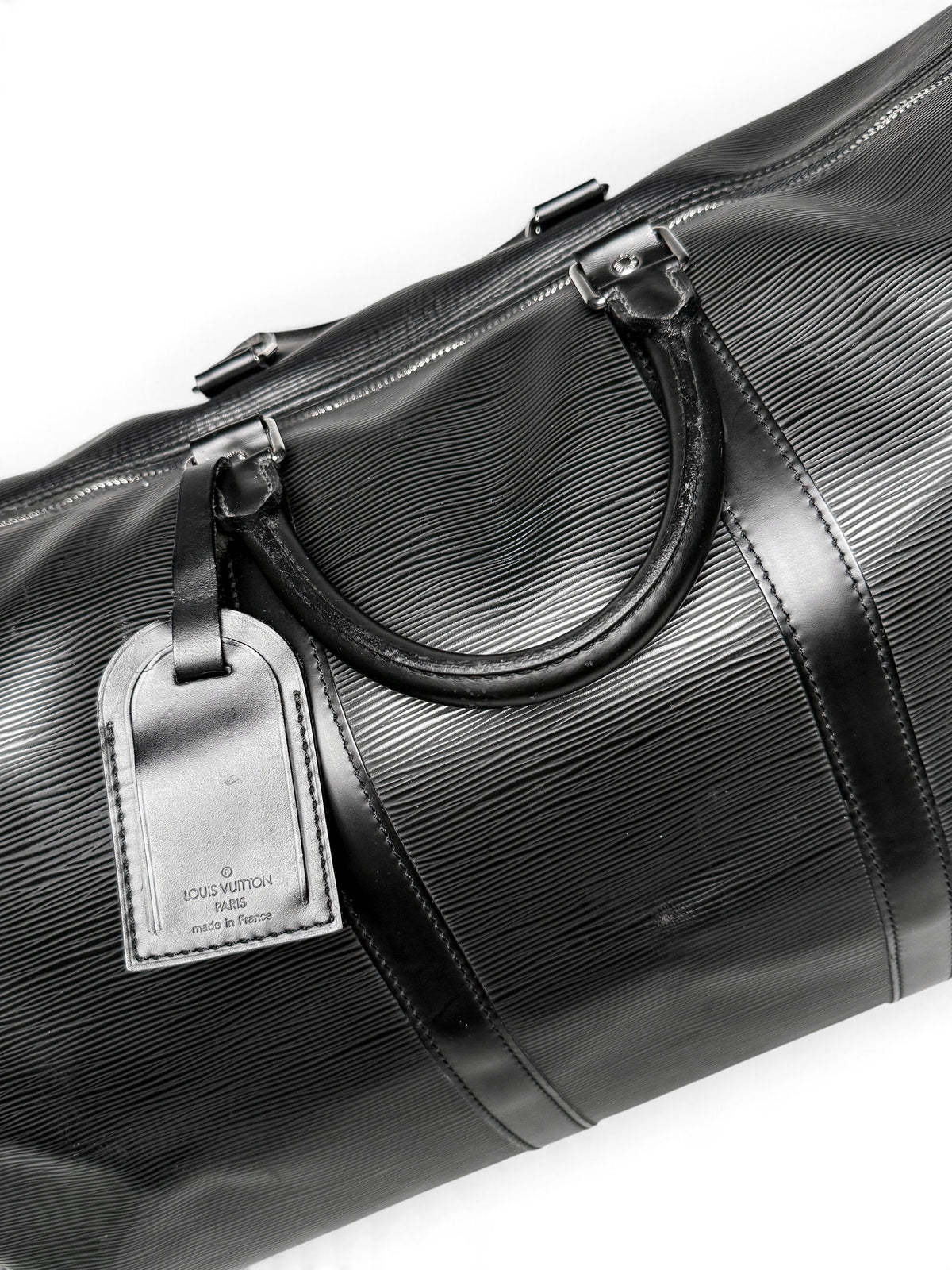 Louis Vuitton 2006 Keepall 55 Black Epi Leather