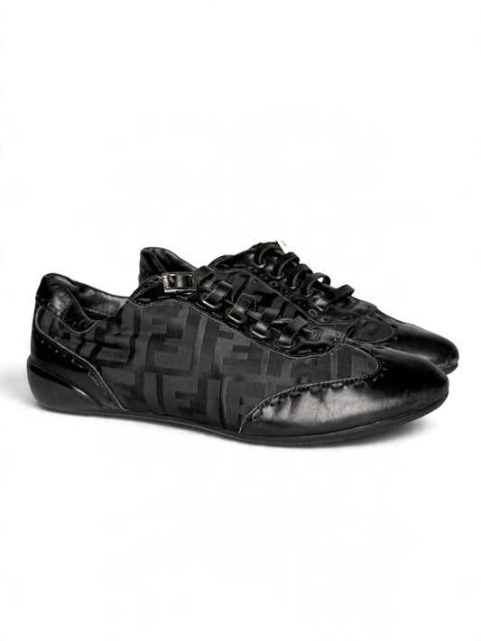Fendi Vintage Monogram Sneaker Black