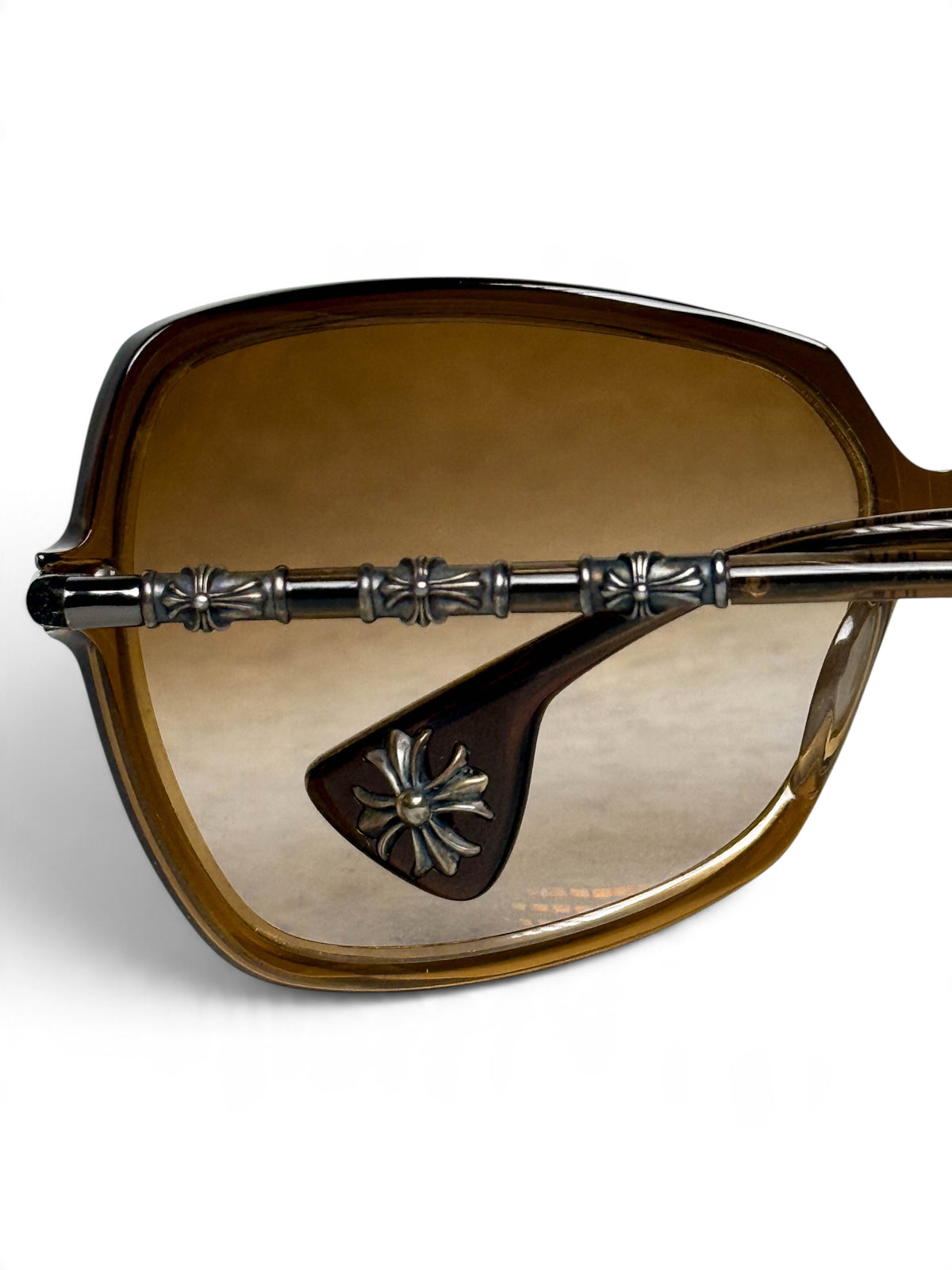Chrome Hearts IKU-IKU Sunglasses Brown