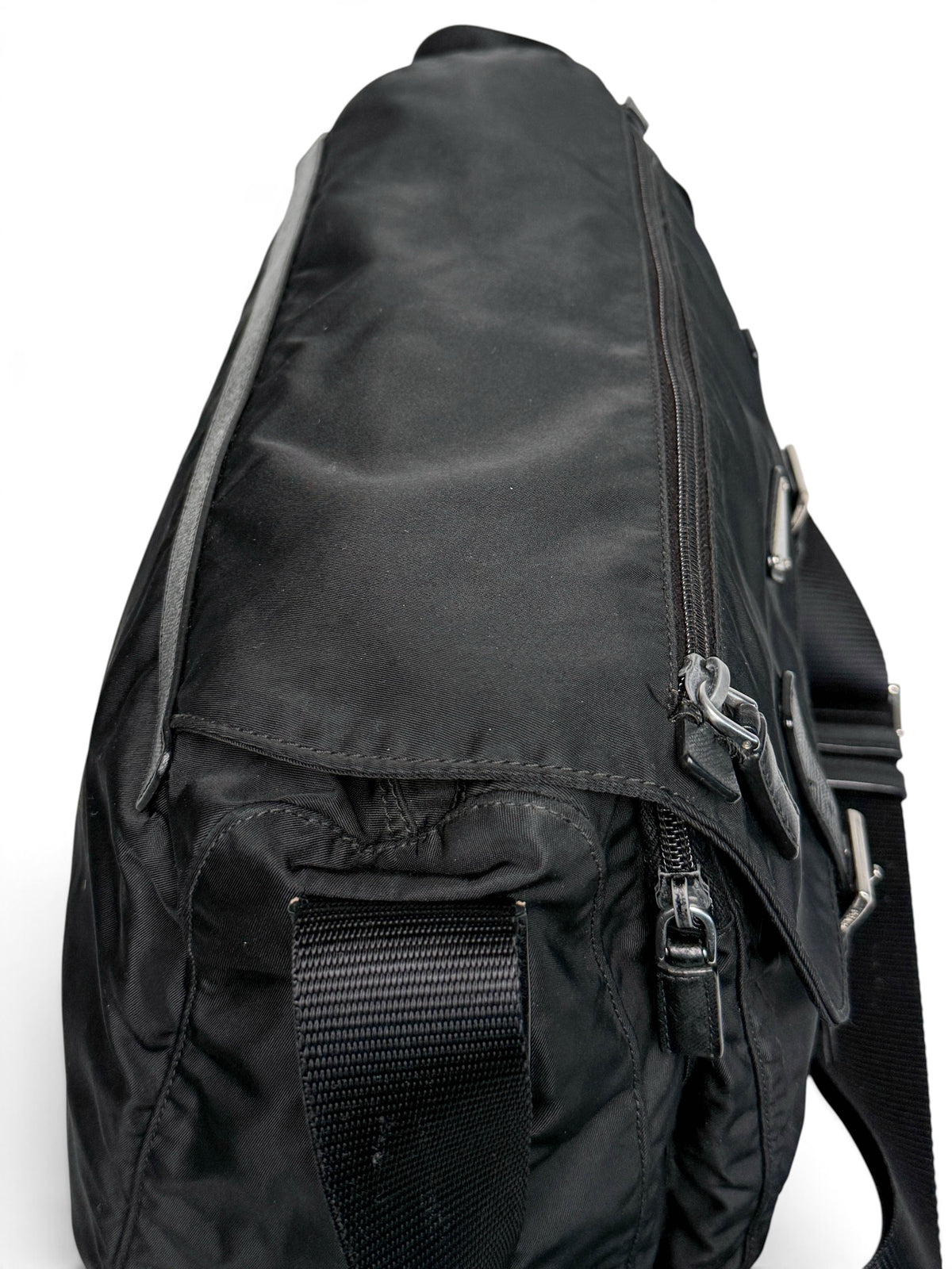 Prada Large Messenger Bag Nylon/Saffiano Leather