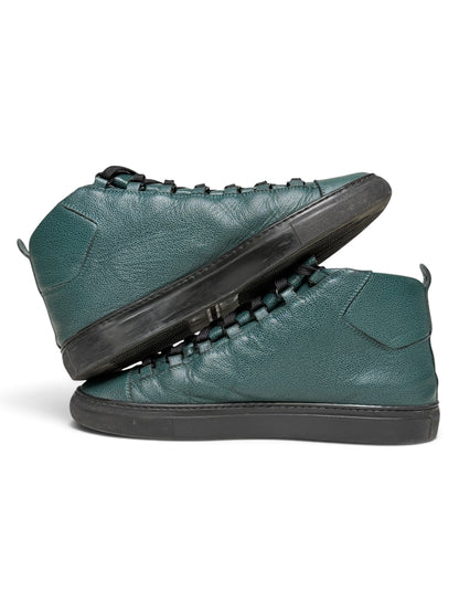 Balenciaga Arena High Full Grain Leather Petrol (44.5)