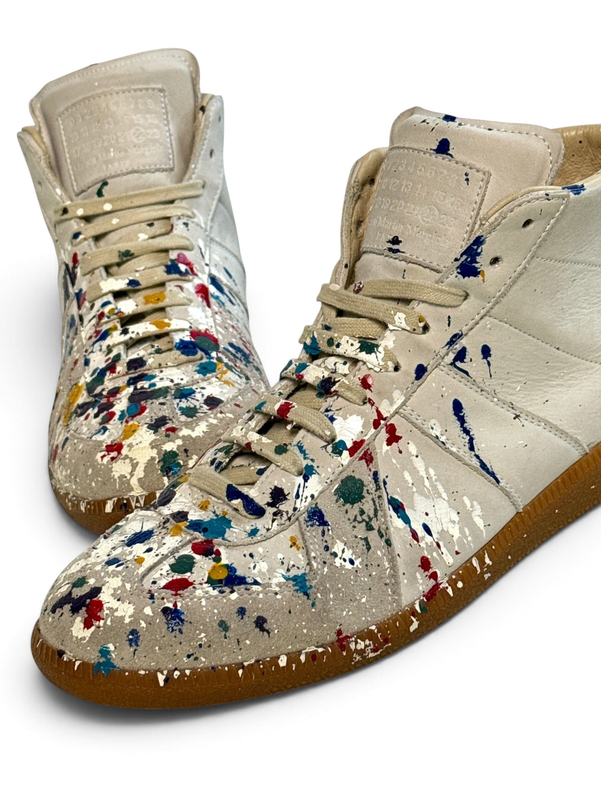 Maison Margiela Hightop GATs Paint Splatter 2012 (43)