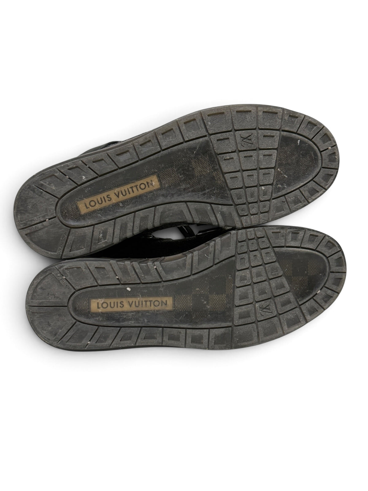 Louis Vuitton SS2015 Black Trailblazer Knit/Leather Strap Sneaker (44)