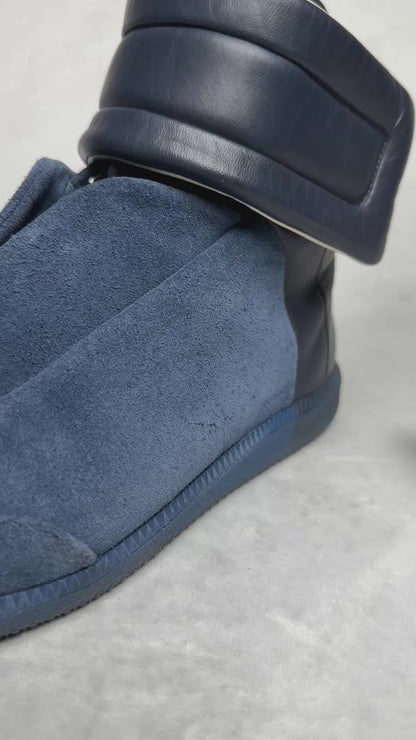 Maison Margiela Future High Dark Blue Suede (42)